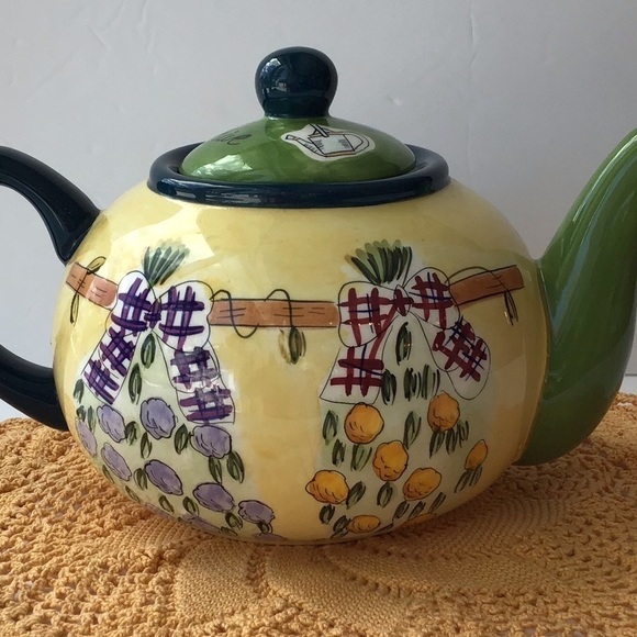 Fresh Herbs teapot by Jay Imports - Picture 2 of 6